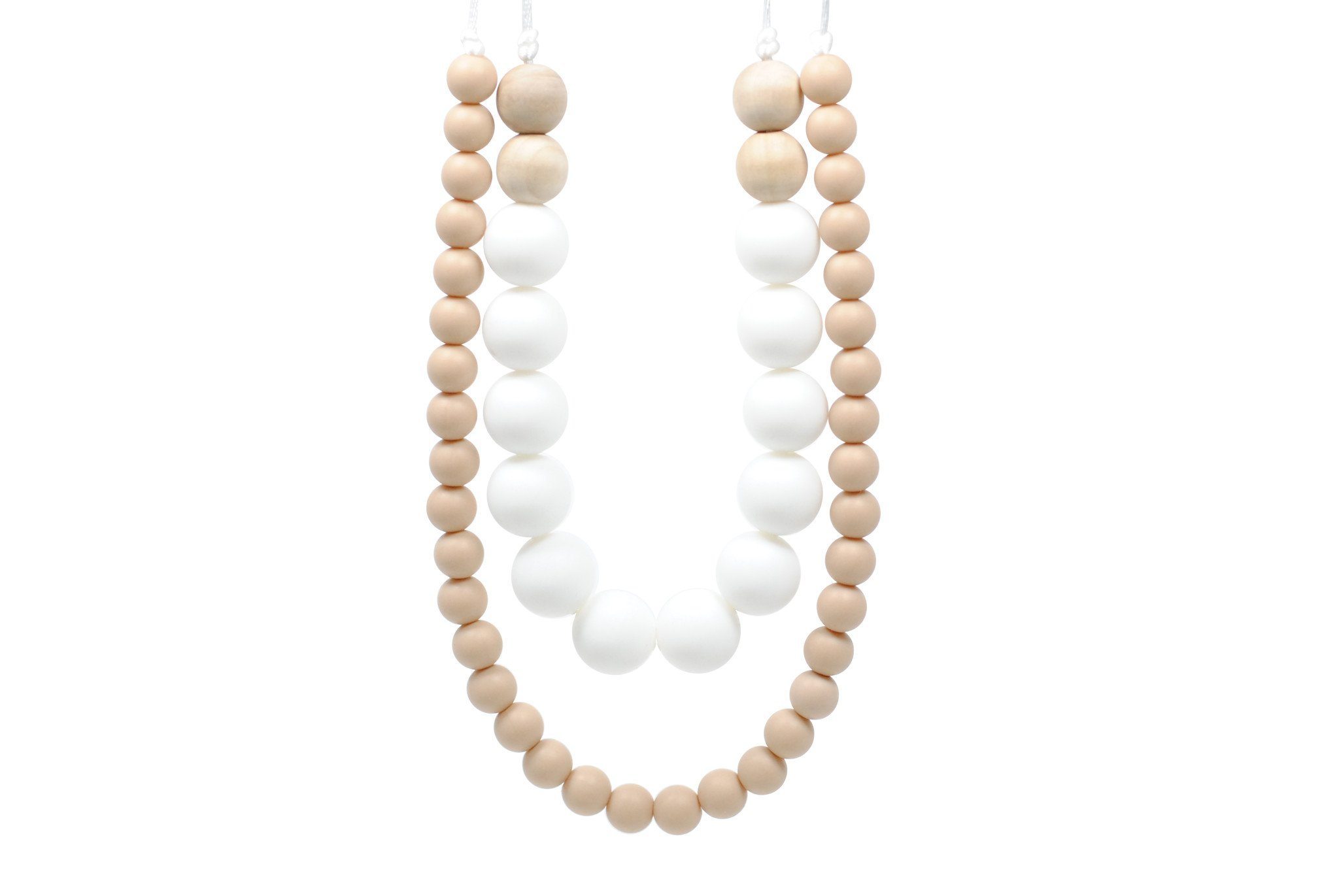 Pearl deals teething necklace