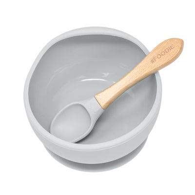 SILICONE BOWL + SPOON SET FACTORY SECONDS